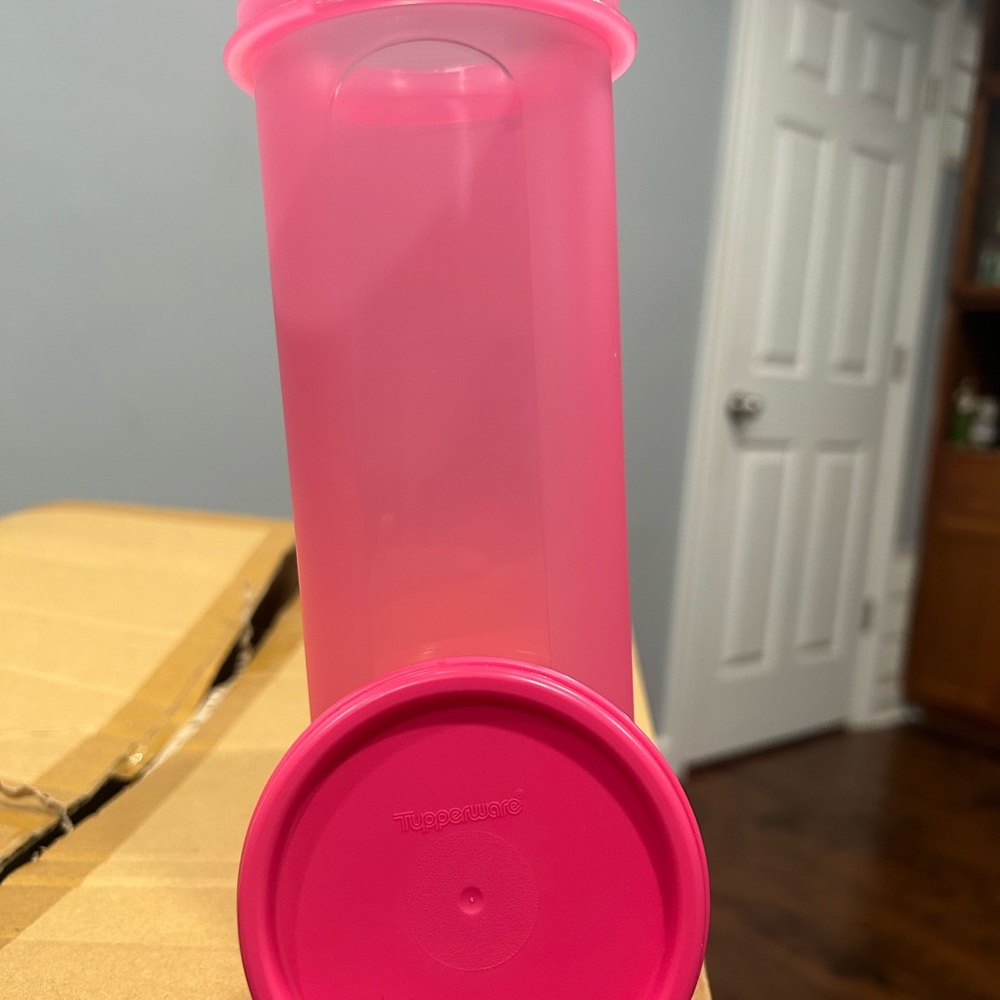 Tupperware Vibrant Pink Canister